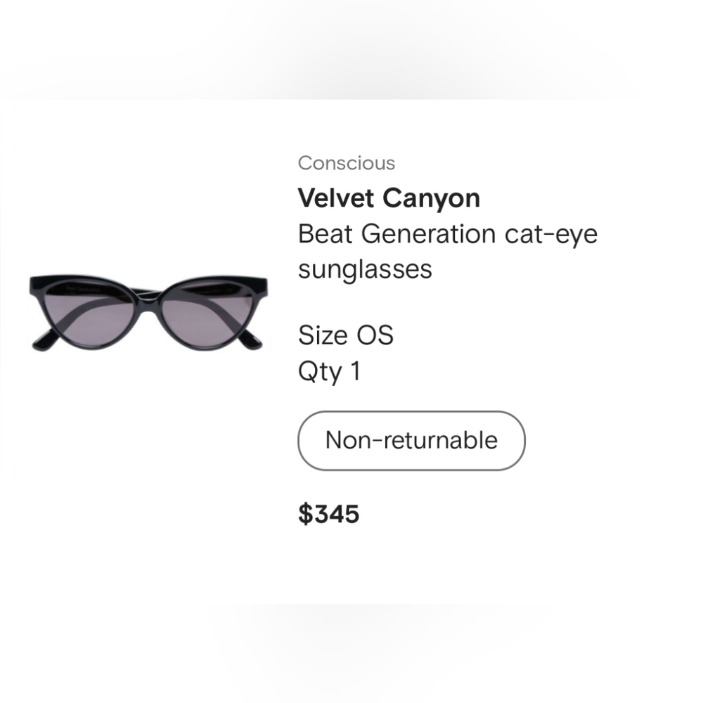 Velvet Canyon Cat-Eye Subglasses